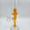 BLUEGRASS FULL SIZE CLEAR LAMP W/ CRUSHED OPAL LAVA OPTION 1